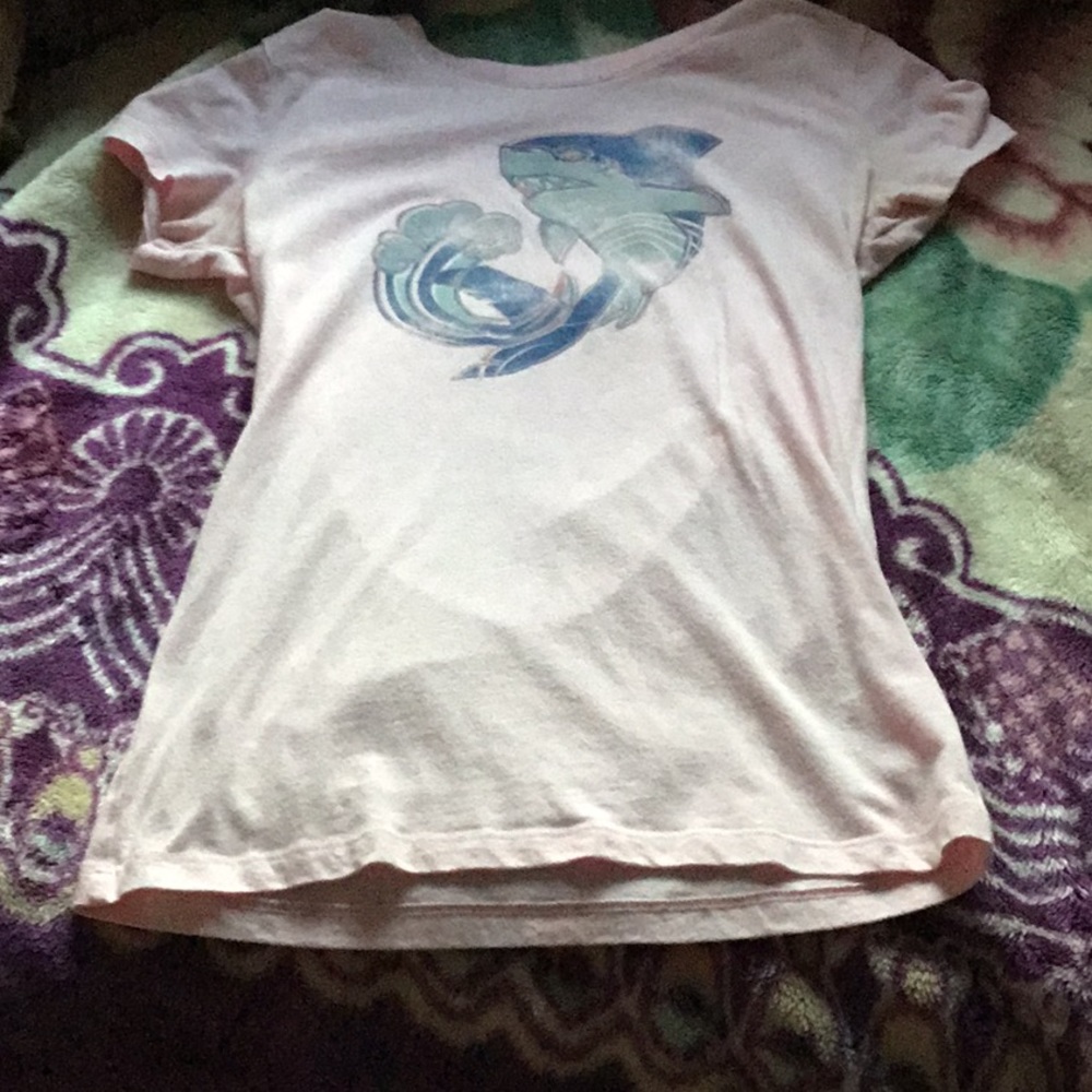 Pink shark shirt!